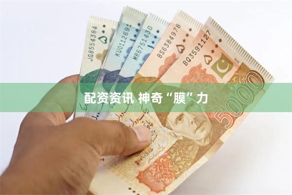 配资资讯 神奇“膜”力