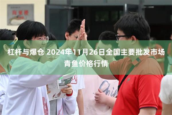 杠杆与爆仓 2024年11月26日全国主要批发市场青鱼价格行情