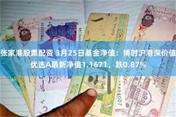 张家港股票配资 3月25日基金净值：博时沪港深价值优选A最新净值1.1671，跌0.87%