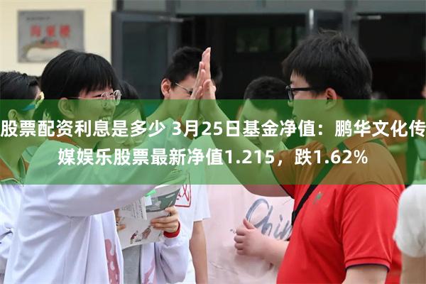 股票配资利息是多少 3月25日基金净值：鹏华文化传媒娱乐股票最新净值1.215，跌1.62%