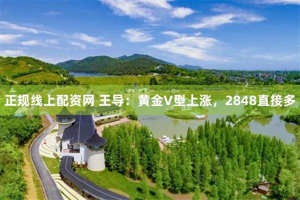 正规线上配资网 王导：黄金V型上涨，2848直接多