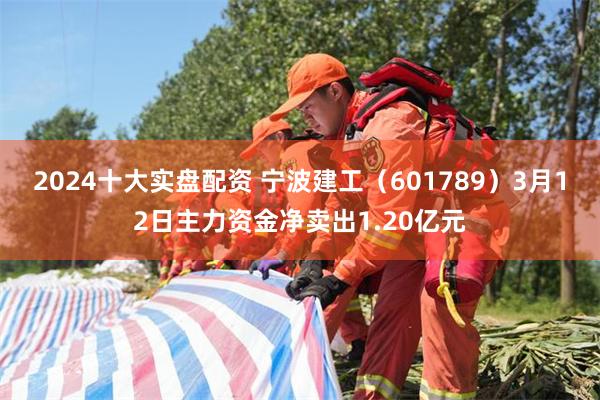 2024十大实盘配资 宁波建工（601789）3月12日主力资金净卖出1.20亿元