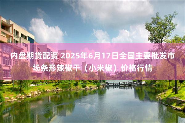 内盘期货配资 2025年6月17日全国主要批发市场条形辣椒干（小米椒）价格行情